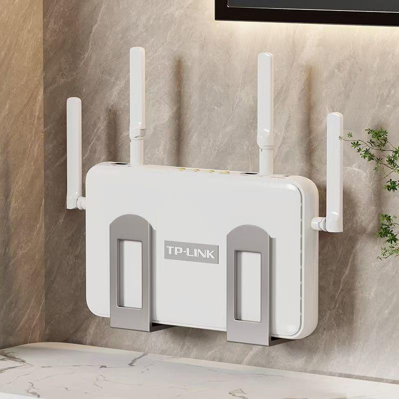 Home Cinema Gadgets - 2Pcs Wall-Mounted Router Storage Box Wifi