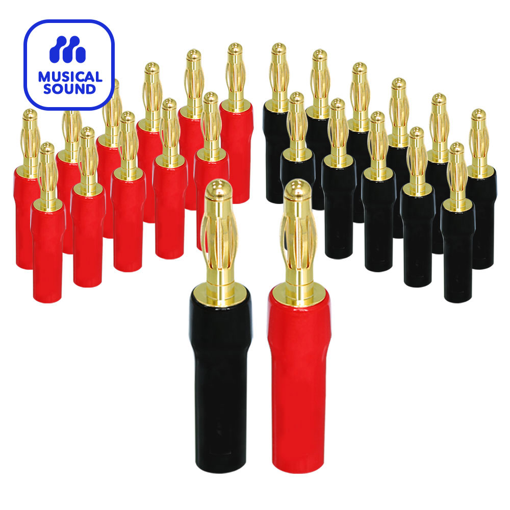 Home Cinema Theater - Banana Plugs Audio Jack Connector 12