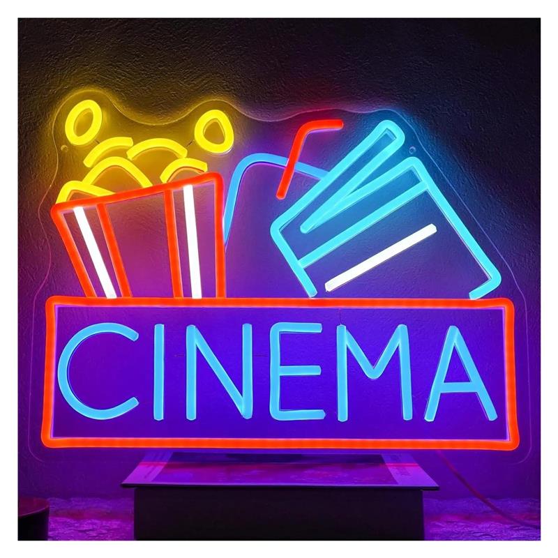 Home Cinema Today - Cinema Neon Sign USB Powered Dimmable
