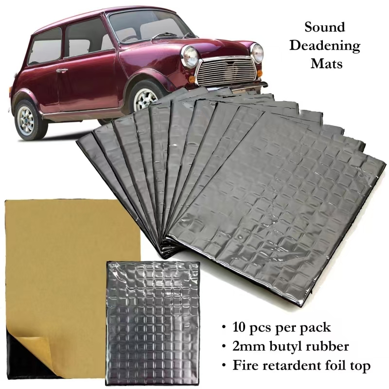 10Pcs Car Sound Mat Insulation - Noise Isolating Pad recension och pris