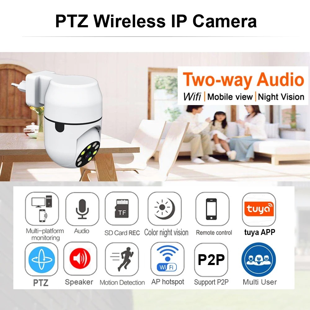 Tuya Wireless Camera IP HD Tuy - Home Cinema Panasonic recension och pris