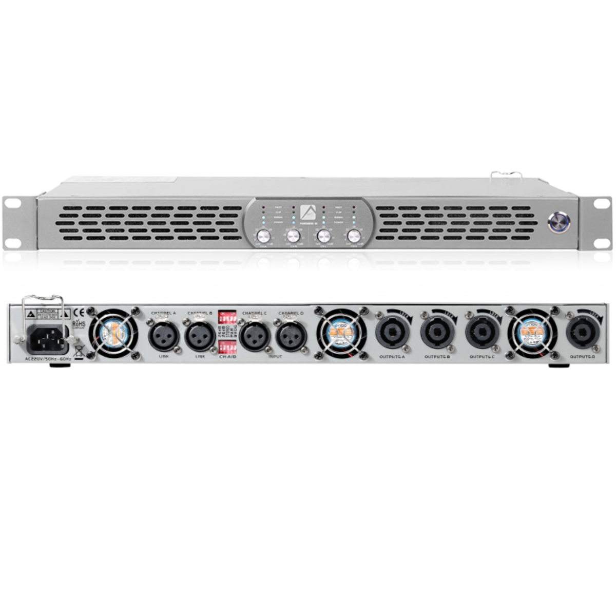1U Digital Power Amplifier 4Ch - Home Cinema Theater recension och pris