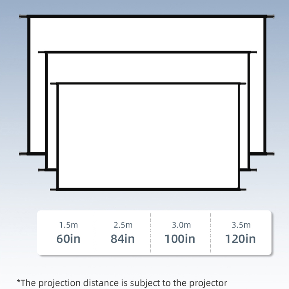 VEIDADZ Projector Screen Wall  - Home Cinema Rack recension och pris