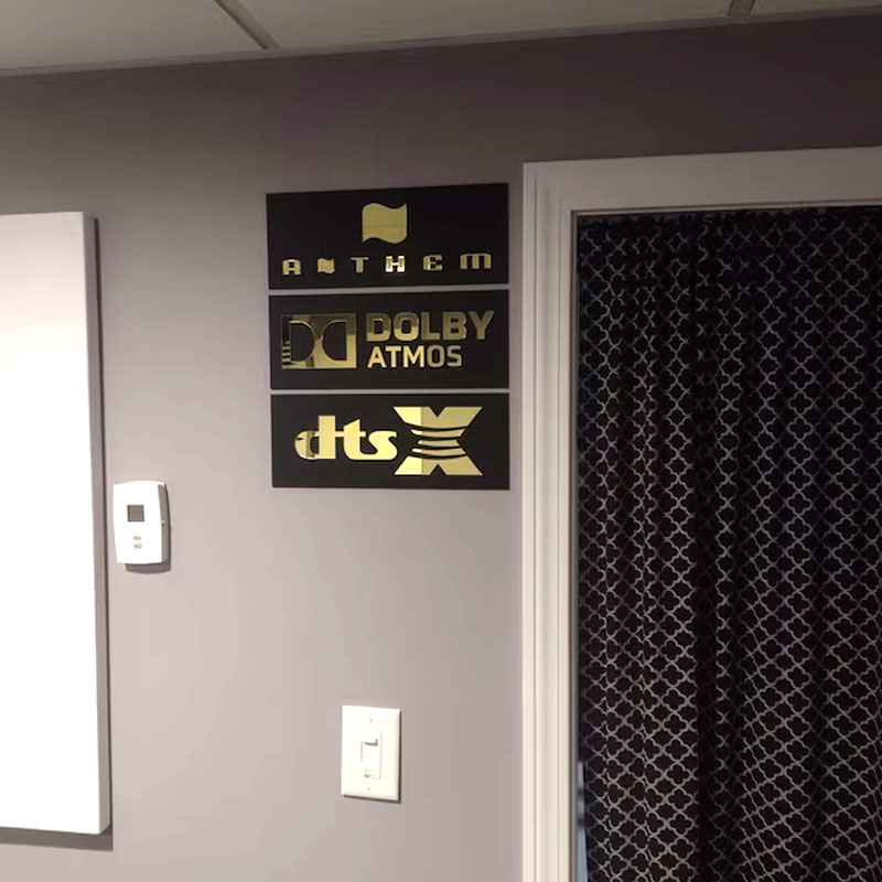 3D Gold Mirror Home Cinema Sig - Home Cinema Dts X recension och pris