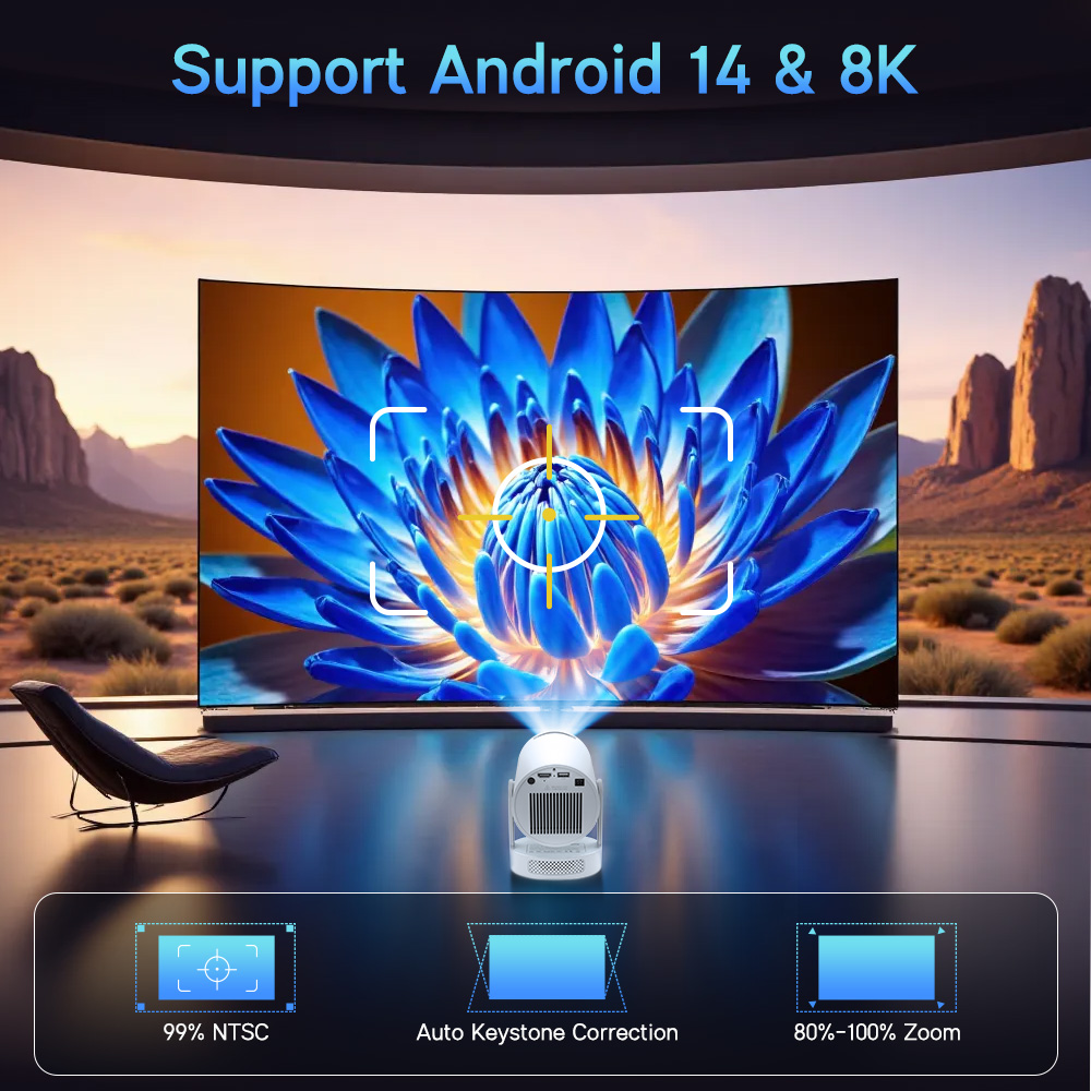 Magcubic Android 14 Native 108 - Home Cinema Gadgets recension och pris