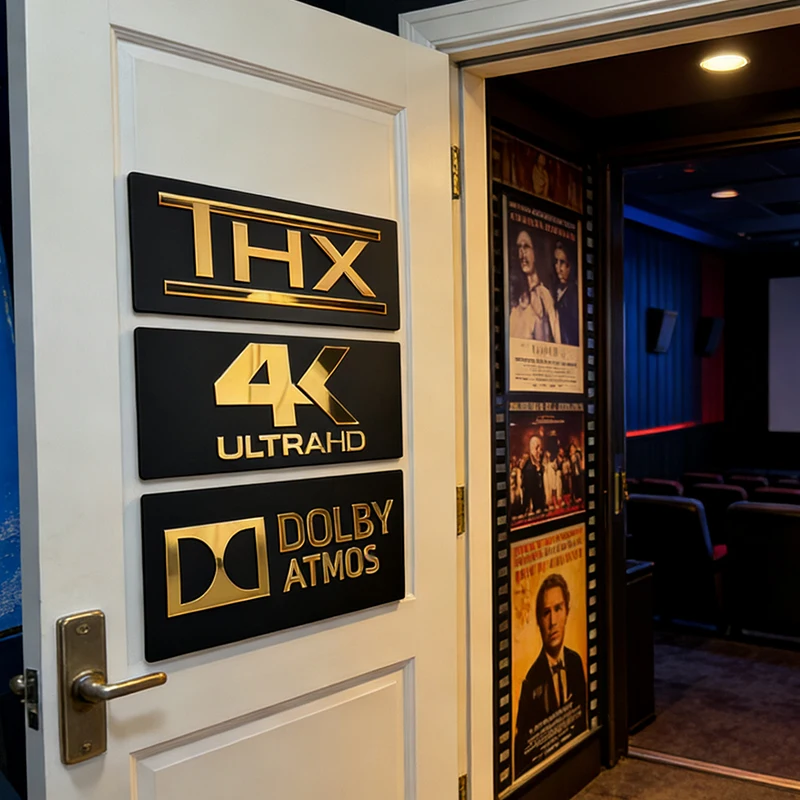 Dolby Atmos & DTS X Wall Signs - Home Cinema Dts X recension och pris