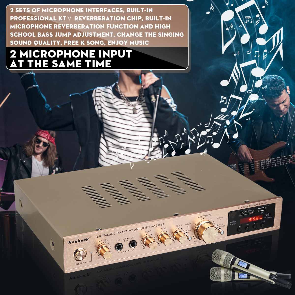 110/220V 2000W Bluetooth Power - Home Cinema Gadgets recension och pris