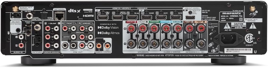 Marantz Cinema 70S 7.2-Ch Rece - Home Cinema Theater recension och pris
