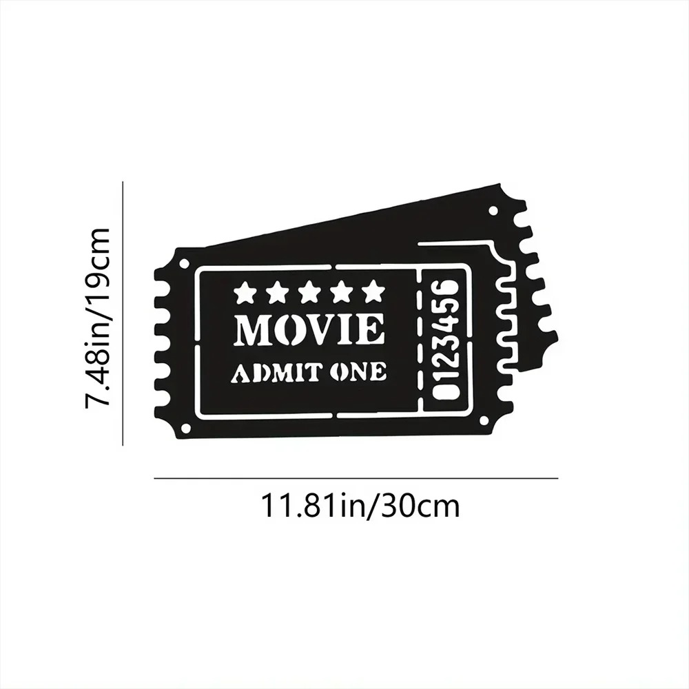 CIFBUY Iron Wall Art Movie Ree - Home Cinema Theater recension och pris