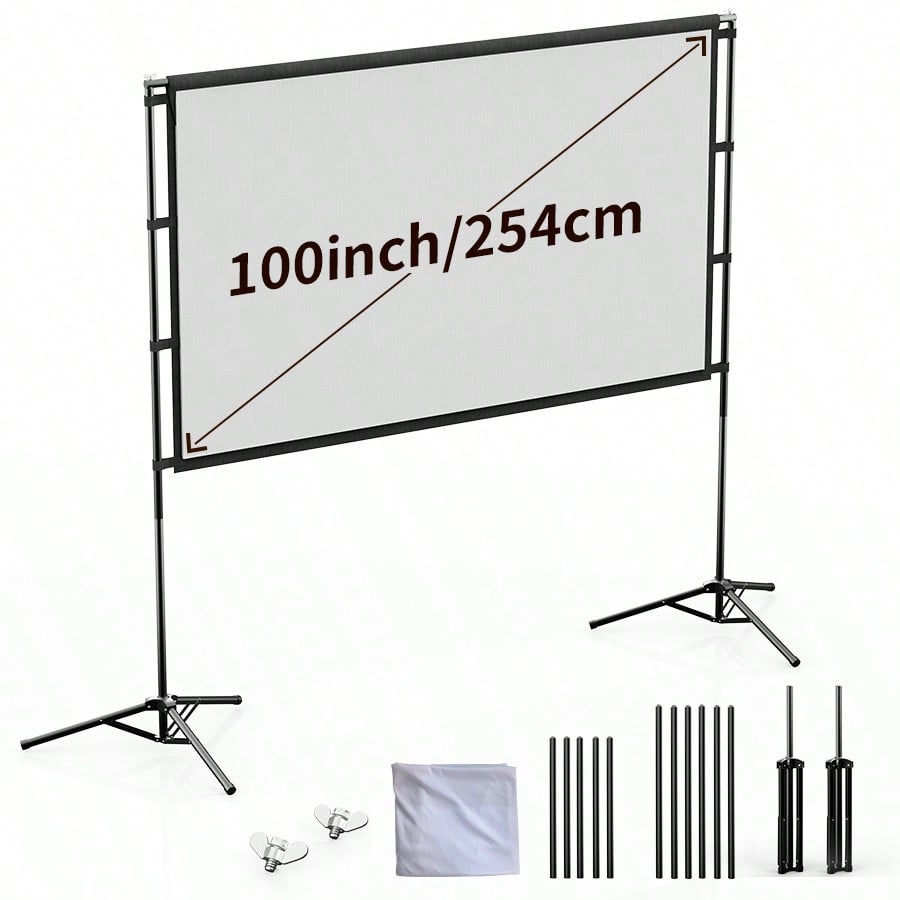 XBJ 100 Inch 4K Ultra HD Proje - Home Cinema Rack recension och pris