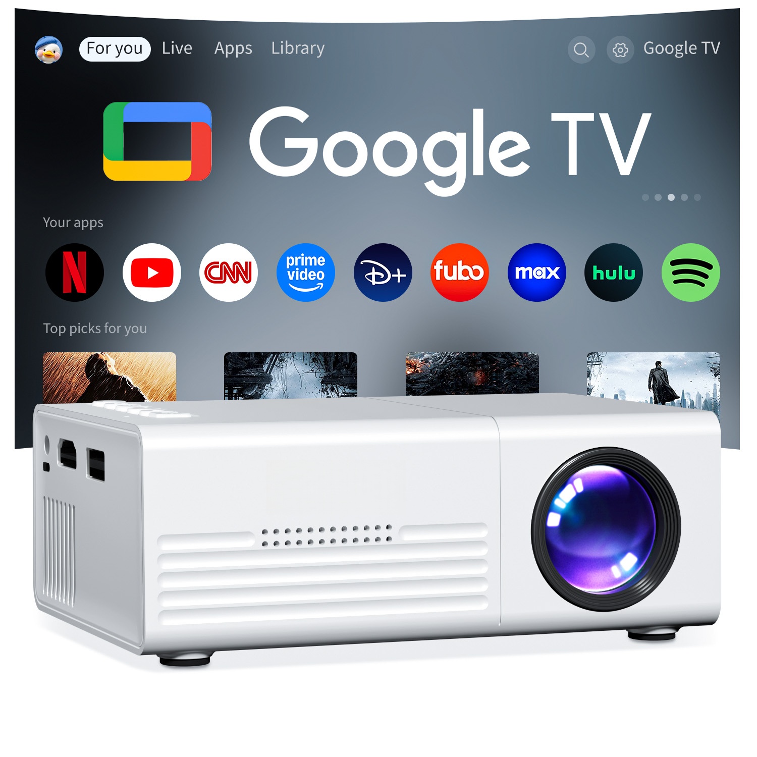 Mini Projector TFT LCD Wifi Bl - Home Cinema Compact recension och pris