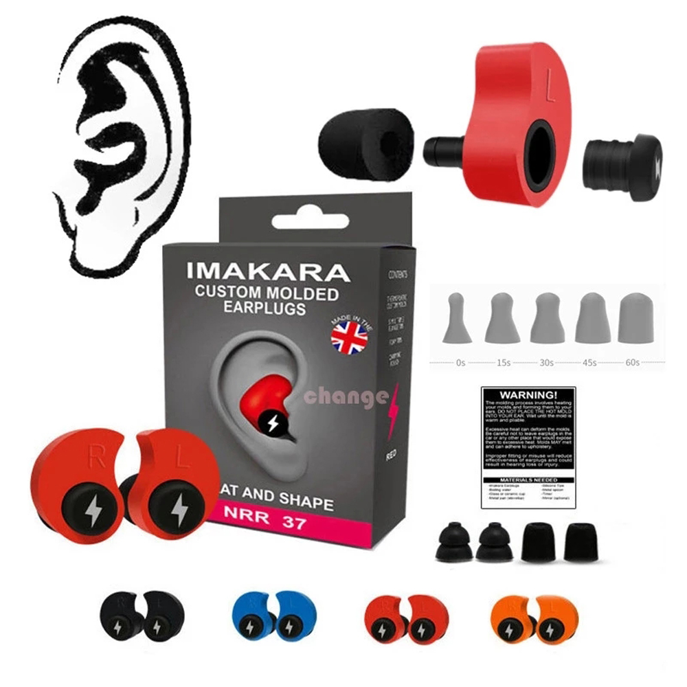 Sleep Silicone Ear Plugs Black - Noise Isolating Pad recension och pris