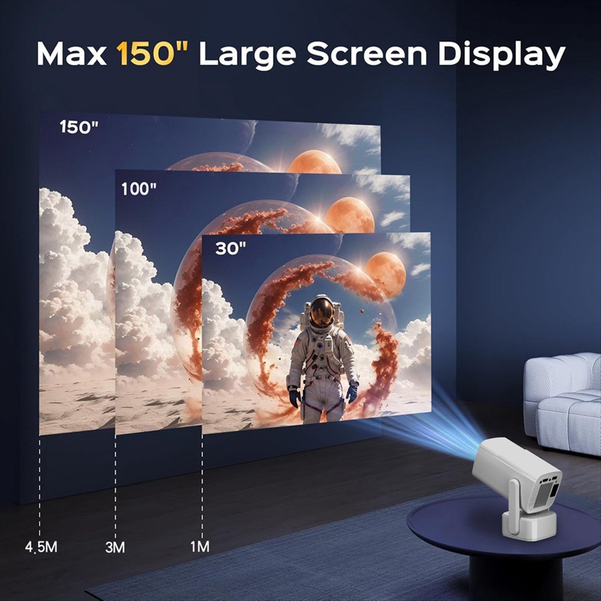 *ONE DAY Y7S Mini Smart Projec - Home Cinema Today recension och pris