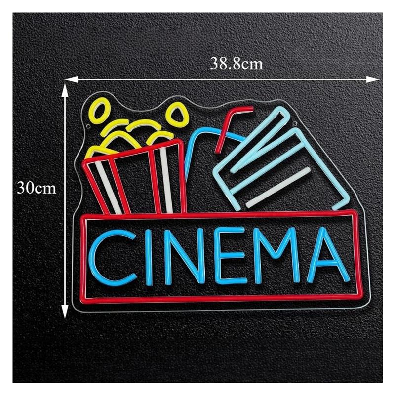 Cinema Neon Sign USB Powered D - Home Cinema Today recension och pris