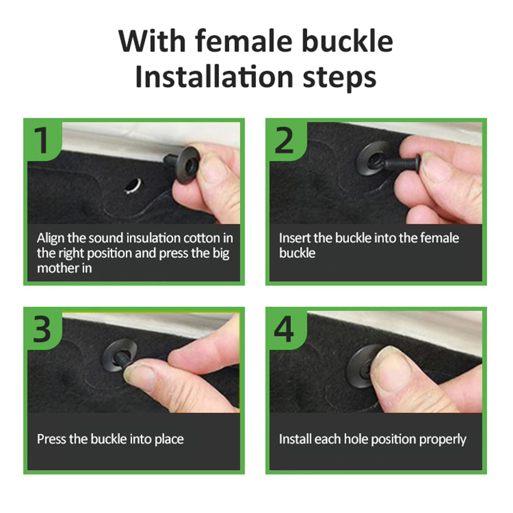 Car Hood Insulation Pad for Fo - Noise Isolating Pad recension och pris
