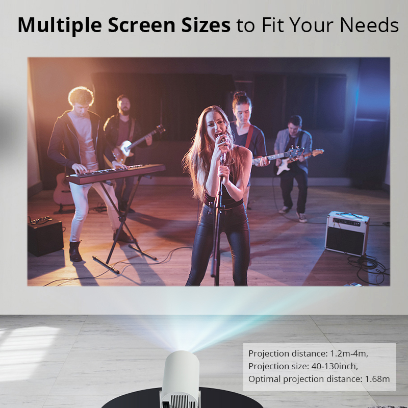 HY300 HiFi Projector 4K Androi - Home Cinema Compact recension och pris