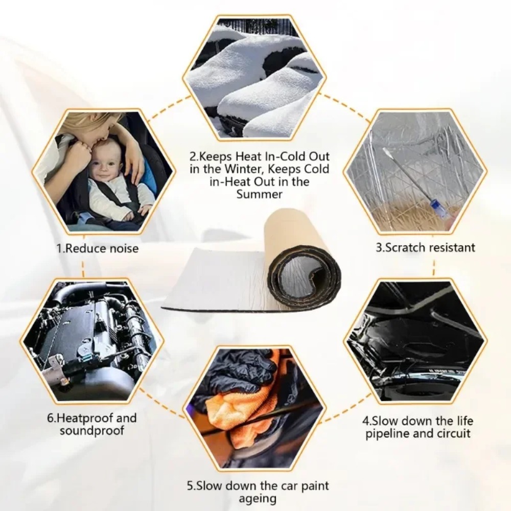 Extra Thick 20mm Car Sound Dea - Noise Isolating Pad recension och pris