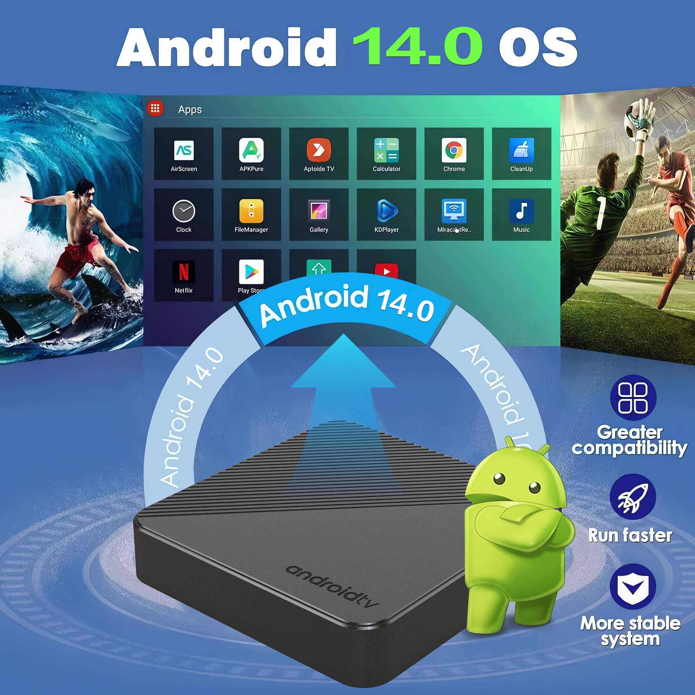 Android14 TV Box Smart Home Th - Home Cinema Gadgets recension och pris