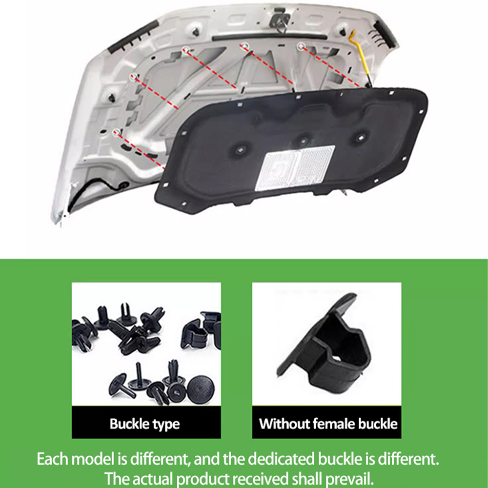 Car Hood Engine Cover for Hyun - Noise Isolating Pad recension och pris